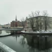 SAM 2608  Diverse bruggen bij het centrum met overheidsgebouwen