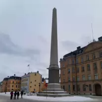 SAM 2635  Obilisk bij Slottsbacken (Koninklijk paleis)