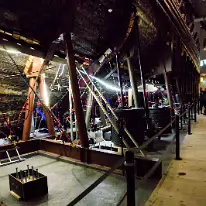Z63 5585  Zicht op de ondersteunende constructie