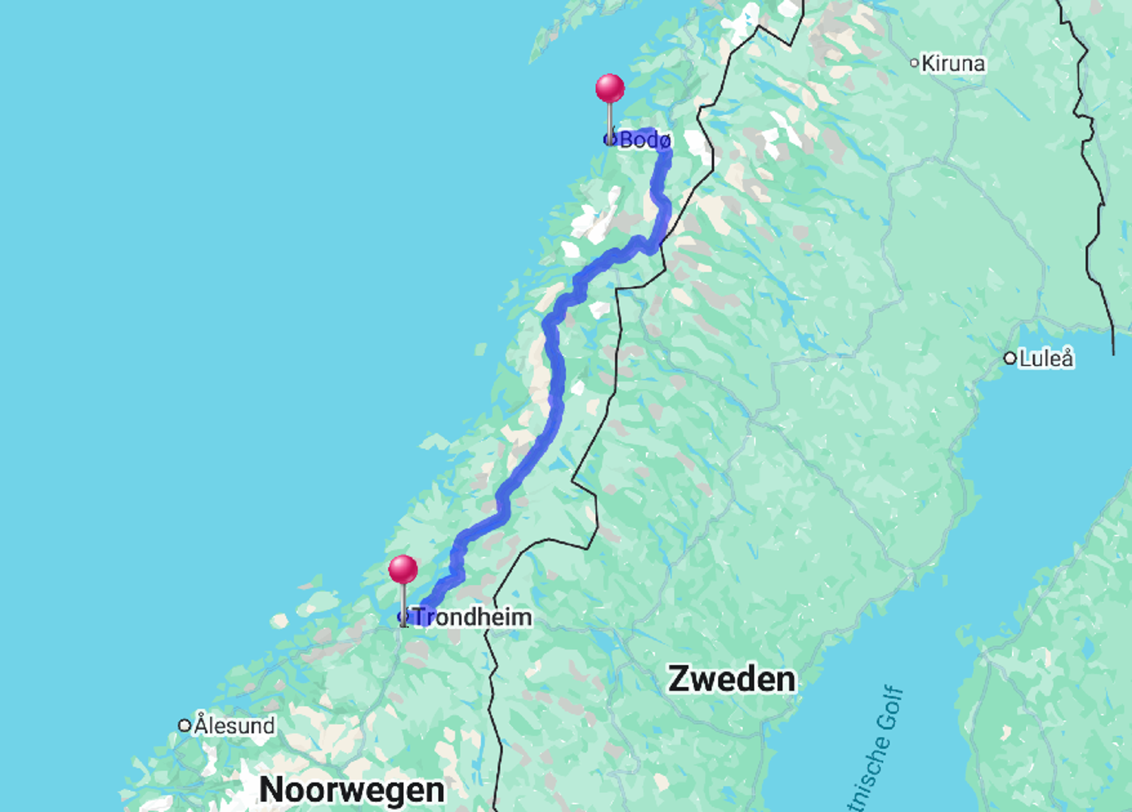 Bodo-Trondheim
