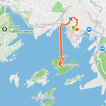 Schermafbeelding 2026-08-Oslo-2  wandeling en overtocht per veerboot naar eiland Hovedoya