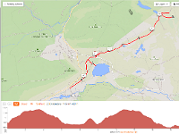 dag17b  Route naar Kvitsdal met Ellen's en mijn gehuurde e-bikes