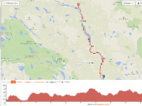 dag07  Route vijfde fietsdag: Lillehammer - Ringebu