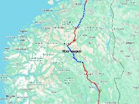 Route Oslo-Trondheim 2024